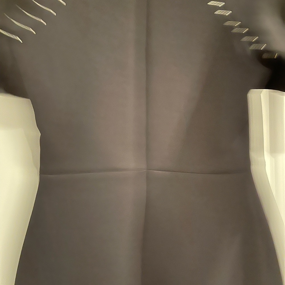 Stunning cocktail Balenciaga Paris over the knee black dress